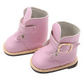 18 Inches American Doll Boots High Quality 6 Colors Leather Girl Doll Shoes For 43cm New Born Russia Diy Dolls Sock. 