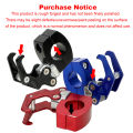 Helmet Claw Hook Motorcycle Holder For Bike Bicycle Storage Bag Aluminum Clips Luggage Hanger Moto Fasteners On Handlebar 22mm.