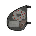 Baby Stroller Side Mesh Bag Large Capacity Toddler Toy Diaper Feeding Bottle Storage Bag Baby Stroller Hanging Black Mesh Bags. 