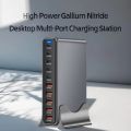 New 695W GaN USB-C PD Charger 10-Port 5C5A Fast Charge for Mobile & Tablets Portable Design Mobile phone chager.
