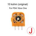 10 pcs For PS5 PS4 Controller 3D Analog Joystick Micro Switch Sensor Axis Resistors Potentiometer For Xbox One Thumbstick. 