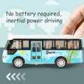 School Bus Toys Cars Plastics Little Cars City Bus With Sound And Light Up Friction Powered Cars Play Toys Gift For Kids. 