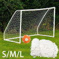 Soccer Ne Practice Goal Net Polyethylene Anti-impact Football Post Net Foldable Portable Soccer Net Football Game Equipment.