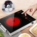 Ancher Plus Hot Plate Ceramic Cooking Plate Induction Cooker Universal Hot Plate - 2200W Electric Ceramic Cooker Stove Hot Plate Induction Plate Specially Designed For Small Family , Hostel And Offices. 