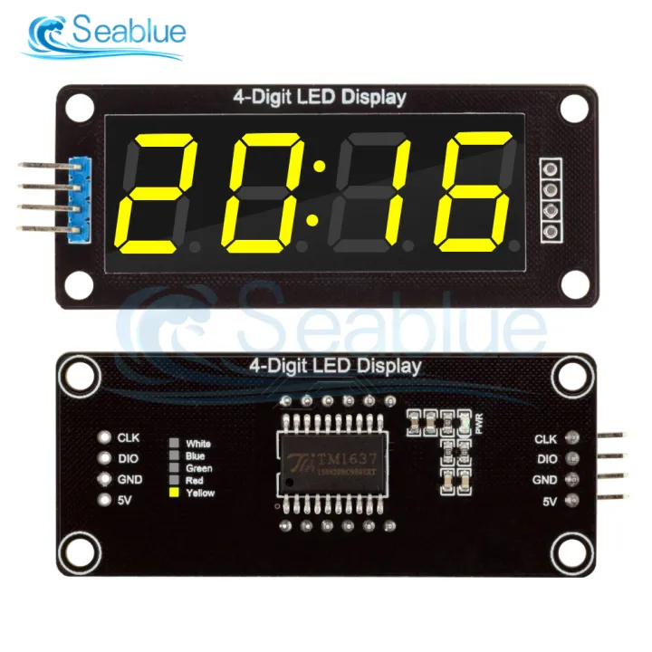 0.56%20inch%204-Digit%207%20Segments%20Digital%20Tube%20Clock%20Module%20Double%20Dots%20Blue%20Yellow%20White%20Green%20Red%20LED%20Display%20TM1637%20For%20Arduino%20-%20Image%202