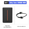 Launchbox 500G Portable Game Hard Drive Hyper Base Lbox Gaming HDD with 3700 PC/3D Game for PS4/PS3/PS2/Wii/WiiU/Switch/Gamecube. 