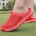Men Shoes 2024 Beach Slippers Unisex Hollow Out Casual Women Beach Sandal Flip Flops Shoes Non-slip Size 36-45 Mens Slippers. 
