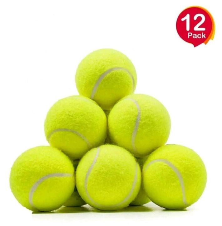 Pack Of 12 - Best Quality Original Spiner Tennis Ball Best for Tape Ball Cricket