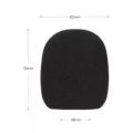 1 PCS Microphone Covers Microphone Windscreen Sponge Cover Hand Mic Foam Cover Protective Cap for Handheld Mic. 