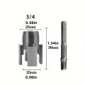 PPR Pipe Threading Tool Set Water Pipe Tap Kit 1/2" 3/4"Manual Plastic Pipe Thread Cutter Kit for Home Plumbing Repair. 