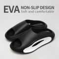 Men's and Women's Summer Slippers, with Anti-Slip Design, Coconut-Patterned and Durable, Thick-Soled Slip-On Slippers. 