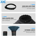 JJC Silicone Lens Hood Anti Reflective Camera Lens Hood for Diameter 73mm-88mm Lens DSLR  Lens Hoods for   Fuji. 
