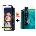 Tecno Camon 15 Pro Screen Protector 9D Tempered Glass + Camera Lens Protector - 2 in 1 Safety Kit. 