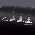 Women's Transparent Frosted Invisible Underwear Straps/ Adjustable Non-slip Seamless Bra Shoulder Strap/ Environmental. 
