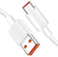 100% Original Xiaomi 120w, 67w, 33w, Turbo Charger Cable 33 Watt 67 Watt 120 Watt Fast Charging 6A For Redmi Note 13, 12/11S/ Note 10/ Note 10 Pro/10S/Note 9 Pro. 