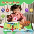3D Farm Busy Board Quiet Book Soft Felt Montessori Toy For Fine Motor Skills Early Educational Travel Toys For Children . 