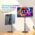 Portable Adjustable Monitor Stand, Foldable Desktop Bracket, Universal Height Angle Holder for 4.7-17.3 Inch Phone Tablet Laptop. 