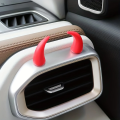 2pcs Car Mini Steering Wheel Devil Corner Decorative Sticker Cute Creative Dashboard Vehicle Air Vent Ornament. 