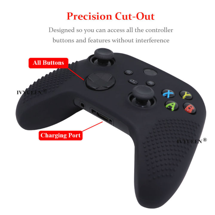 IVYUEEN%20Anti-Slip%20Protective%20Skin%20for%20XBox%20Series%20X%20S%20Core%20Controller%20Silicone%20Case%20Grip%20MixColor%20Protector%20Cover%20-%20Image%202
