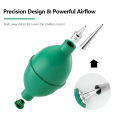 2-in-1 Professional Cleaning Tool | Air Blower & Microfiber Pen for Phone, Camera Lens, PC Keyboard & Electronics.