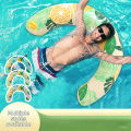 U Shaped Inflatable Swim Ring Pool Floatie Comfortable Neck & Back Support Floating Tube for Pool Beach Water Sports. 