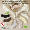 3 Pairs Women's Plush Socks Winter Thermal Fleece Lined Maternity Sleep Socks Non-Slip Grippers Soft Crew Socks For Cold Weather. 