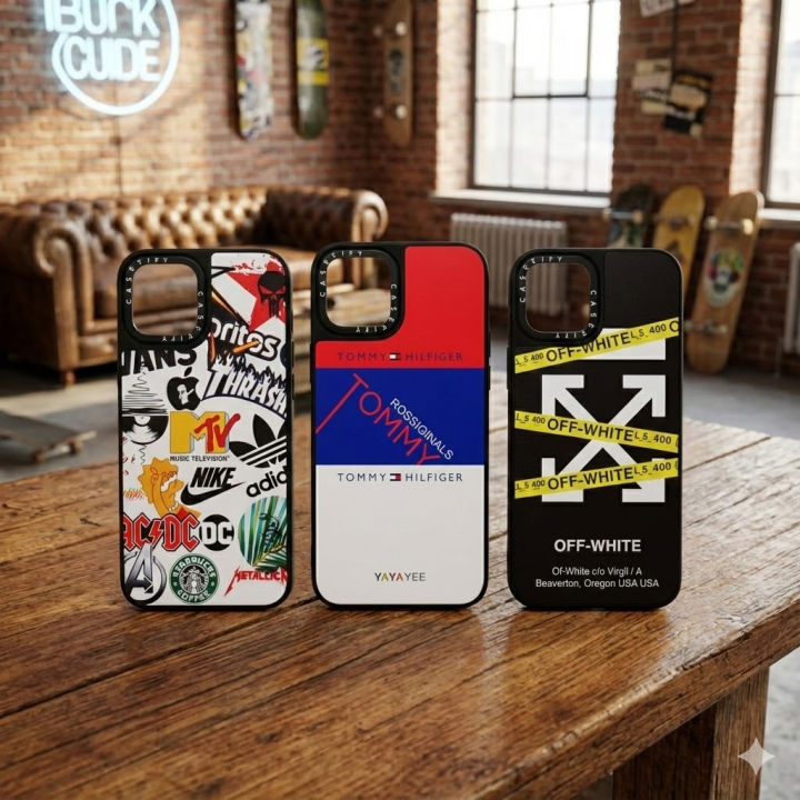 Apple iPhone 12 Pro Max Back Cover Casetify Brand LOGO Case For iPhone 12 Pro Max