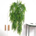 2pcs 90cm Persian Fern Leaves Vines Home Room Decor Hanging Artificial Plant Plastic Leaf Grass Wedding Party Wall Balcony Decor. 