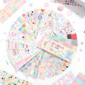 30sheets/lot Ins Style Star Circle Geometric Basic Pattern Stickers DIY Diary Scrapbook Planner Aesthetics Supplies. 