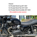 2X Motorcycle ABS Plastic Battery Side Fairing Covers Guard Protector For Triumph Street Twin / Cup / Scrambler 2017-2021. 