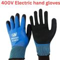 Electrician Gloves,400V Voltage Resistance Insulated Work Gloves,360° Insulation and Waterproof Gloves,Flame Retardant Insulation Safety Gloves,Insulating Gloves,Flexible and Anti Slip.