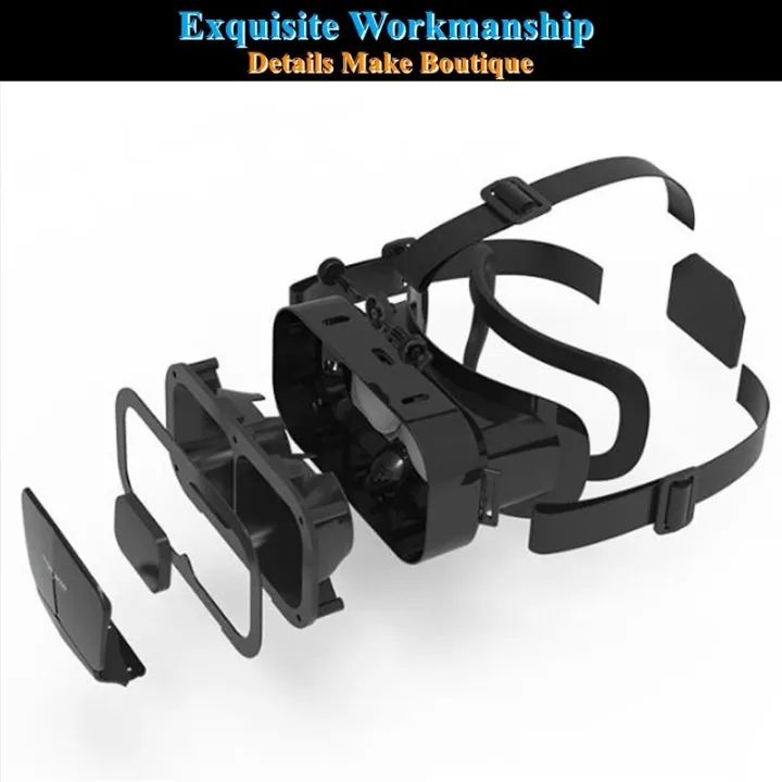 TIEHANHAN%20VR%20New%203D%20Virtual%20Reality%20Gaming%20Glasses%20Headset%20Compatible%20With%20Smart%20Phone%20G10%20Metaverse%20VR%20Headset%20for%204.7-7%20inch%20-%20Image%202