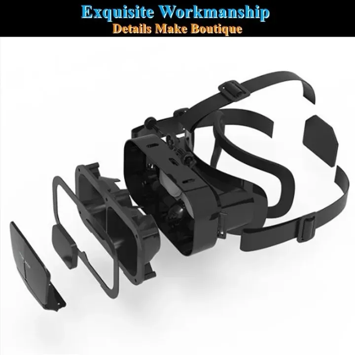 TIEHANHAN%20VR%20New%203D%20Virtual%20Reality%20Gaming%20Glasses%20Headset%20Compatible%20With%20Smart%20Phone%20G10%20Metaverse%20VR%20Headset%20for%204.7-7%20inch%20-%20Image%202