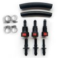 Fuel Pressure Test Kit - Fuel Pressure Gauge - 0-100PSI Fuel Injection Pump Pressure Tester Gauge Kit for Car, Motorcycle, Truck. 
