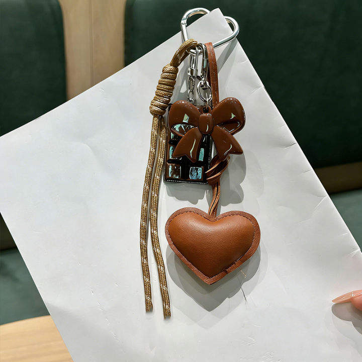 PU%20Leather%20Love%20Heart%20Bow%20Keychain%20Handmade%20Woven%20Rope%20Keyring%20Y2k%20Bag%20Chocolate%20Pendant%20Sports%20Hanging%20Accessories%20-%20Image%207
