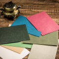 10pcs No.7 C5 Thickened Business Envelopes - Factory Direct Western Invitation Cards - Solid Color Liner Large Envelopes. 
