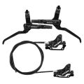 MEROCA NEW M4S 4-Piston MTB Hydraulic Brakeset Split Brake Left rear and Right front Brake 850mm/1600mm For MTB Bike Disc Brake. 
