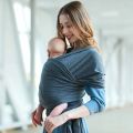 Cotton Baby Wrap Carrier Newborn to Toddler Stretchy Cotton Travel Baby Wrap Carrier Baby Sling 0-36 Months Portable Breathable. 