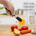 1 Pc Black Silicone Food Tongs, Stainless Steel Food Tongs Outdoor BBQ Clamps For Camping Kitchen Tongs For Baking Steak.
