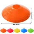 Pack of 25 Football Disc Soccer Marking Coaching Cones Portable Outside Baseball Basketball Skateboard Training.