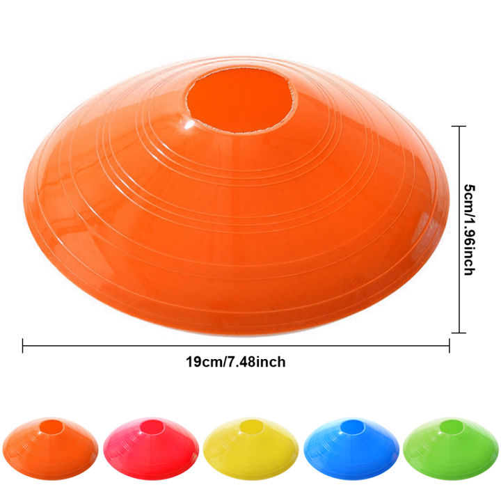 Pack%20of%2025%20Football%20Disc%20Soccer%20Marking%20Coaching%20Cones%20Portable%20Outside%20Baseball%20Basketball%20Skateboard%20Training%20-%20Image%203