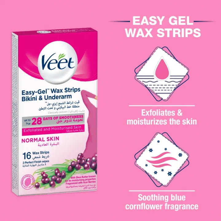 Veet%20Bikini%20Wax%20Strips%20for%20Normal%20Skin%20(16%20Strips)%20-%20Image%203