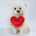23CM Cute Heart Bear Dog Plush Toys Red Heart Print Love Creative Animal Stuffed Doll For Lovers Valentine's Day Gift. 