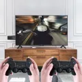M8 Game Console Built-in 20000 + Games 64GB Two-person Wireless Controller 2.4G Stick 4K HD PS1 GBA Video Retro game Children's. 