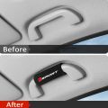 4Pcs Fluff Car Roof Door Handle Protector Car Armrest Cover, Fit for Vehicle Use, Can Be Freely Matched To Decorate Your Car. 