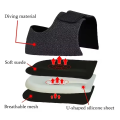 Plantar Fasciitis Heel Spur Foot Support With U-Shaped Silicone Gel Heel Cups for Heel Pain Relief Insoles for Man Woman Walking.