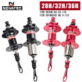 NOVATEC MTB Hubs D041SB D042SB 28/32/36H | Front & Rear HG Stainless Steel Freehub 8–12 Speed | Mountain Bike Hub Set. 