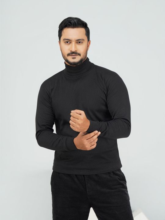 Turtle Neck/ High Neck Full Sleeve - Sweater For Men