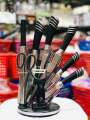Knife Holder Set - DESSINI and ARSHIA Knife Set with Acrolic Holder 8 pcs and 9 pcs Set with Stand Pure STEEL .. 