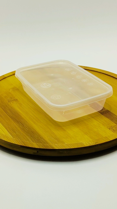 500ML Plastic Disposable Container Boxes | Food Storage | Food Packing | Transparent Platic Containers with Lid.